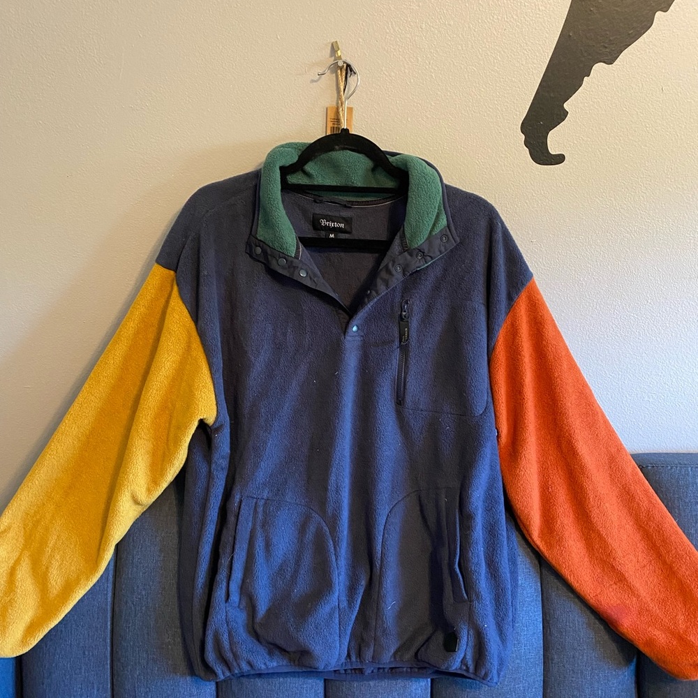 Brixton color block crewneck